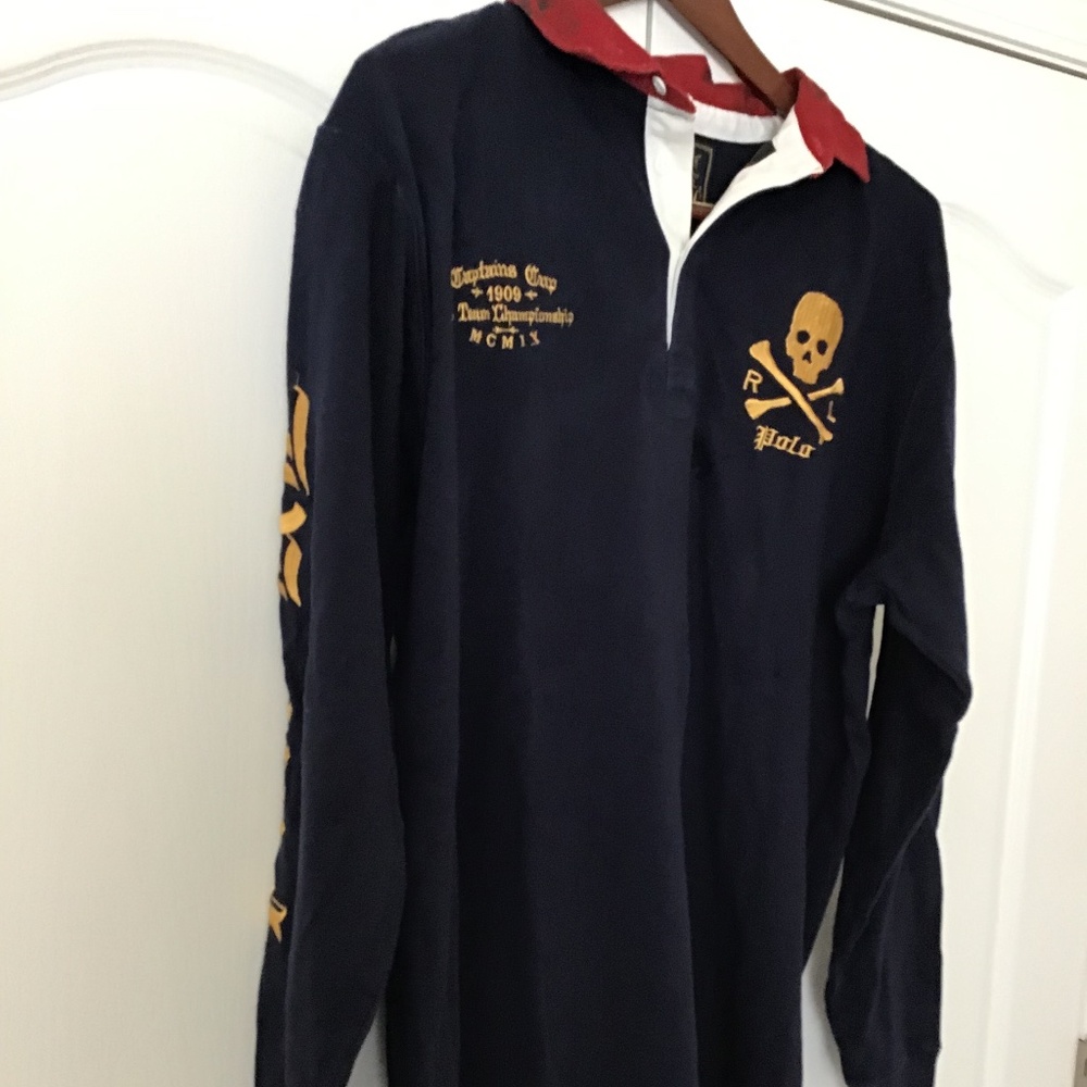 POLO RALPH LAUREN RUGBY MENS PULLOVER - Picture 3 of 16